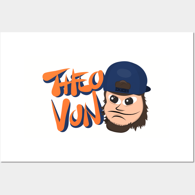 Theo Von For Life - Character Illustration Wall Art by Ina